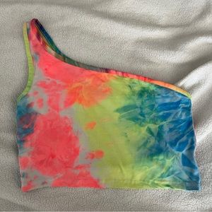 shein tie dye crop top tank